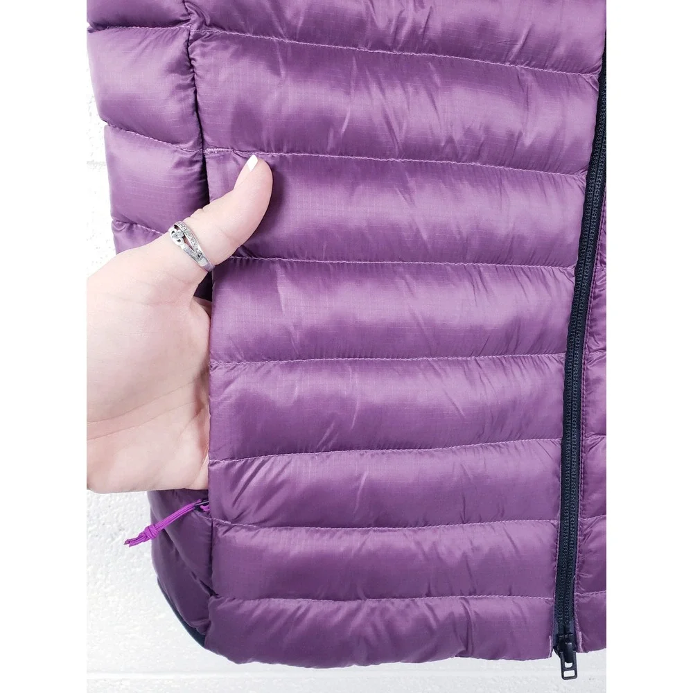 The North Face Aconcagua 3 Down Vest Purple Quilted Puffer Medium - Picture 4 of 10